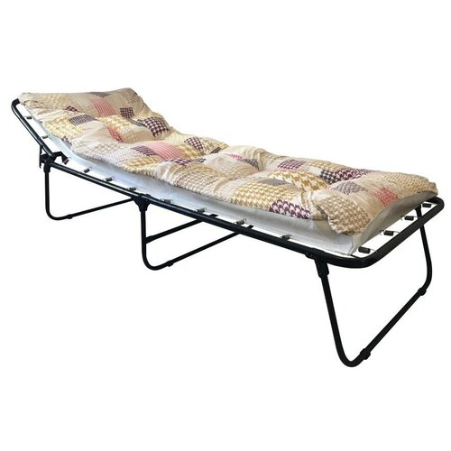 Раскладушка усиленная с матрасом 