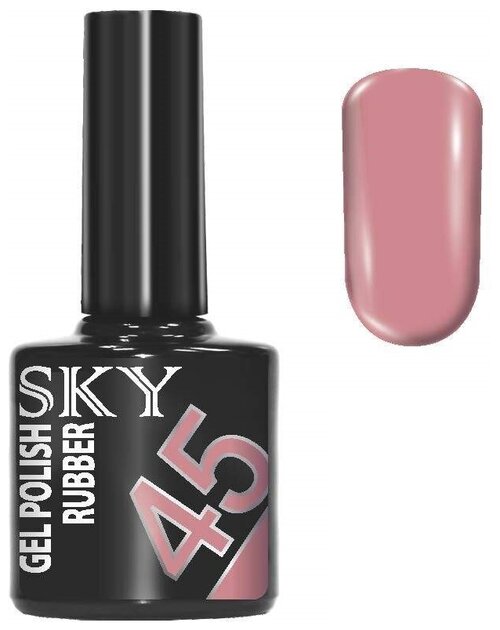 SKY Гель-лак Gel Polish Rubber, 10 мл, 45