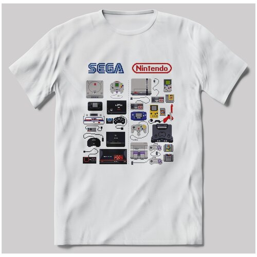 фото Футболка с принтом 88 bit console- 1 brut-shop