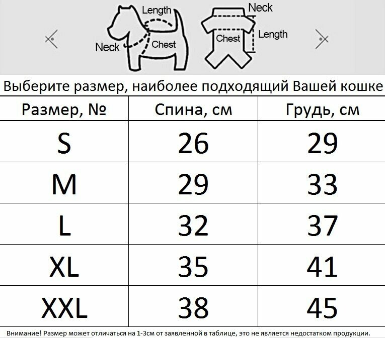 Одежда для кошек. Теплая толстовка для кошек (38см ) - фотография № 4