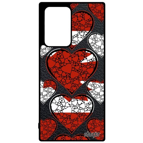 фото Чехол для смартфона galaxy note 20 ultra, "флаг канады с сердцем" любовь туризм utaupia