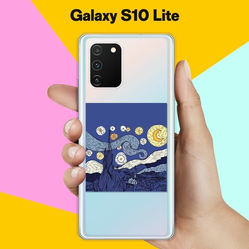 Силиконовый чехол Ночь на Samsung Galaxy S10 Lite силиконовый чехол ананас на samsung galaxy s10 lite