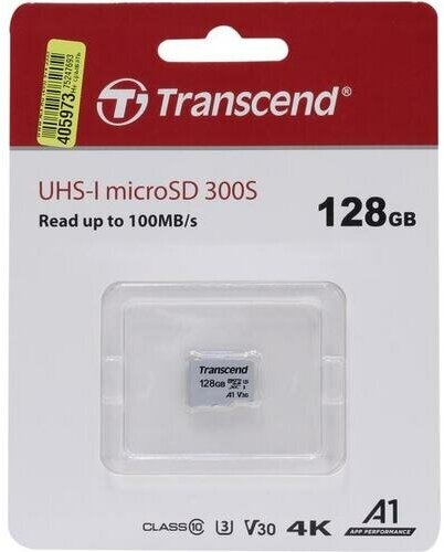 SD карта Transcend 300S TS128GUSD300S