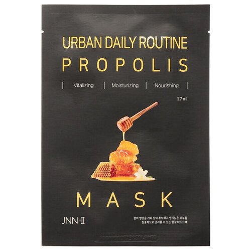 Jungnani Jnn-II Urban Daily Routine Propolis Mask  тканевая маска с прополисом, 27 мл