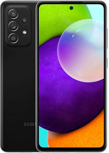 Сотовый телефон Samsung Galaxy A52 4/128 ГБ RU, черный
