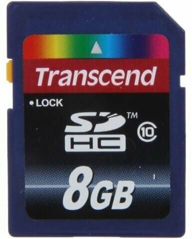 Карта памяти Transcend SDHC 8gb