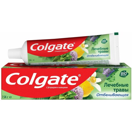 Colgate Паста зубная Лечебные травы, Отбеливающая, 100 мл , 4 шт.