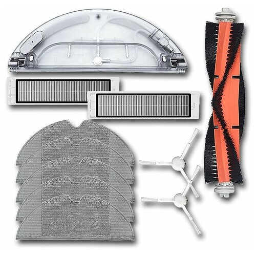 Для робот пылесос Xiaomi, Dreame d9/d9pro/d9max/L10pro: Сменный резервуар для воды с электронным управлением, 3 салфетки микрофибры