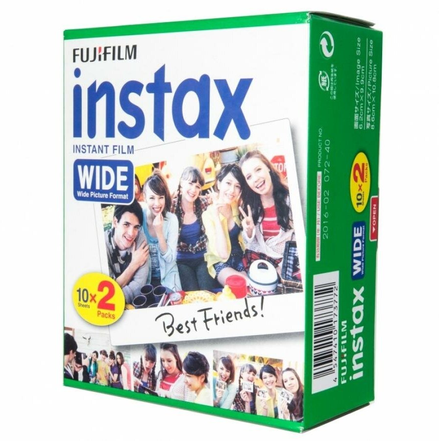 Картридж для моментальной фотографии Fujifilm Instax Wide