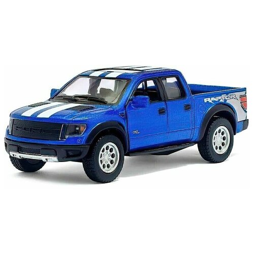 Модель машинки Ford F-150 Raptor 13 см / Цвет: Синий ford f 150 raptor полиция модель автомобиля машинки игрушки инерционная