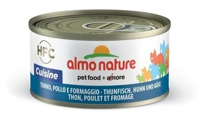 ALMO NATURE Legend HFC Cat Tuna, Chicken&Cheese Консервы для кошек с Тунцом, Курицей и Сыром 70 г