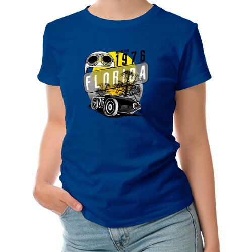 фото Футболка roly, размер l, синий