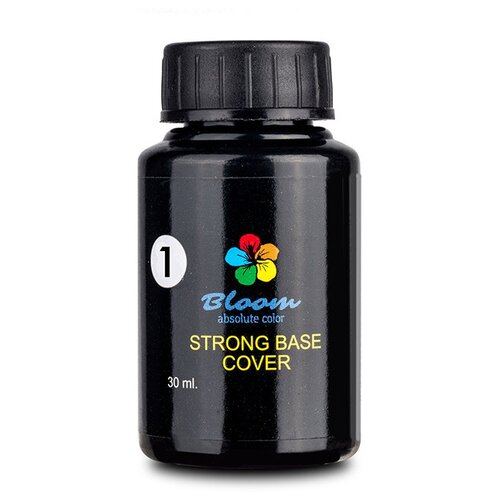 Жесткая база для гель-лака Bloom Strong base cover MILK 15 мл