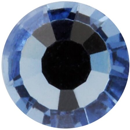 фото Страз клеевой "PRECIOSA" 438-11-612 i SS08 цветн. 2.4 мм стекло в пакете св. синий (lt. sapphire 30020) 5 штук