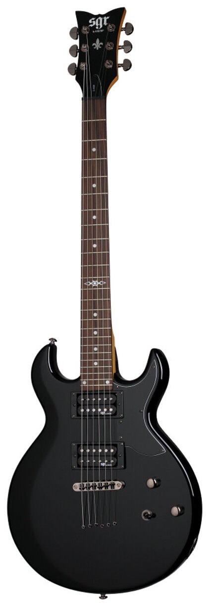 Schecter SGR S-1 BLK Гитара электрическая, 6 струн, чехол в комплекте