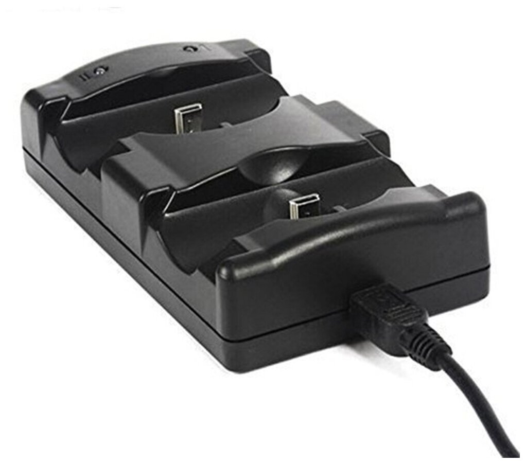 Док-станция/зарядное устройство 2в1 для зарядки контроллера/джойстика PS3/ Move 3