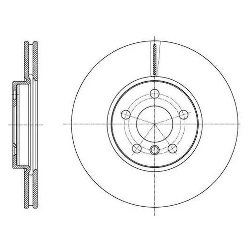 фото Тормозной диск roadhouse 61596.10 для bmw 2 серия f46, 2 серия active tourer f45, x1 f48; mini mini clubman f54, road house