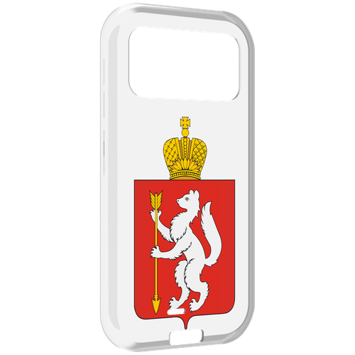Чехол MyPads герб-свердловская-область-екатеринбург для Oukitel F150 H2022 задняя-панель-накладка-бампер