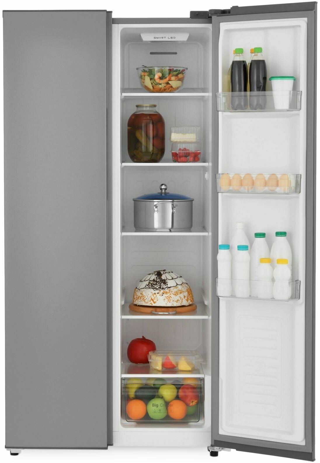 Холодильник Side by Side ZUGEL ZRF1851X - фотография № 3