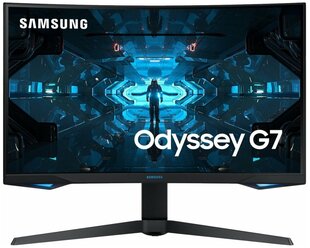 26.9" Монитор Samsung Odyssey G7 C27G75TQSI, 2560x1440, 240 Гц, *VA, черный