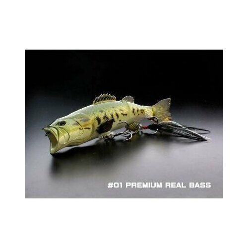 фото Воблер little jack ikaku premium 115 #01 real bass / сделано в японии