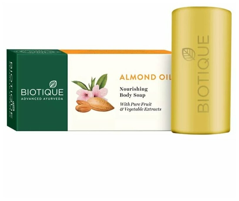 Biotique Мыло кусковое Bio Almond oil Nourishing Body Soap