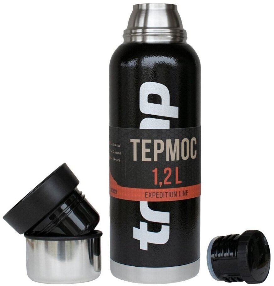 Классический термос Tramp Expedition line, 1.2 л, оливковый - фотография № 9