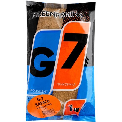 фото Прикормка greenfishing g-7, карась, 1 кг