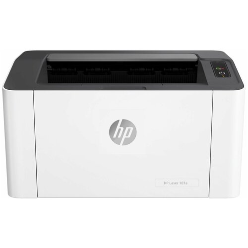 Принтер лазерный HP Laser 107a, ч/б, A4 принтер лазерный hp color laserjet pro m455dn 3pz95a a4 duplex net белый