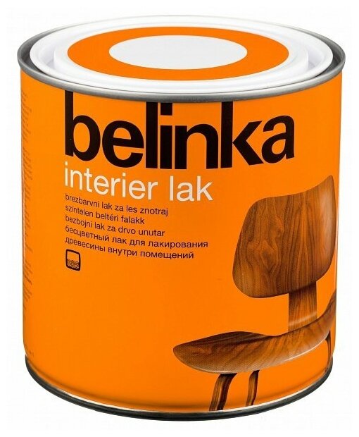 Belinka Interier Lak / белинка Лак интерьерный 0,2л