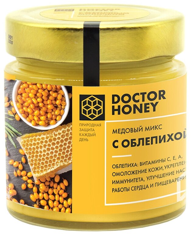 DH22 Медовый микс Doctor Honey С облепихой, 200 г - фотография № 3