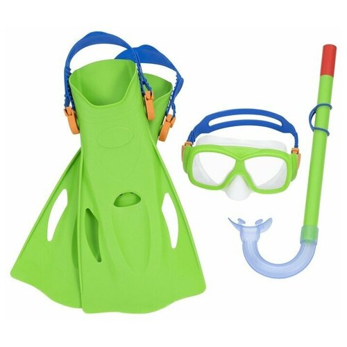 Набор для плавания SureSwim, маска, ласты, трубка, 7-14 лет, цвета МИКС, Bestway