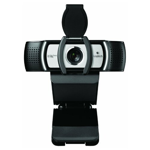 фото Веб-камера logitech hd webcam c930c, черный/серебристый