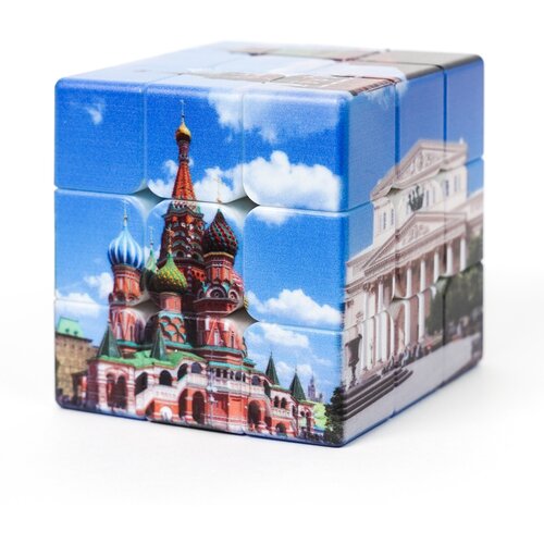 кубик рубика speedcubes 3x3x3 kazan с видами казани Кубик Рубика SPEEDCUBES 3x3x3 Moscow с видами Москвы