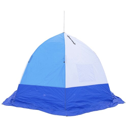 Палатка двухместная СТЭК Elite 2, белый/голубой палатка для рыбалки двухместная стэк куб 2 белый желтый голубой