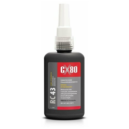 CX80 cx80088 Фиксатор резьбы средней прочности RC-43 50ml синий (L 243)
