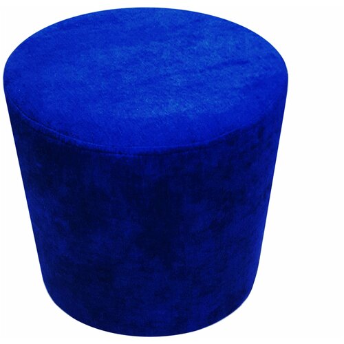 Пуф круглый 34 см синий