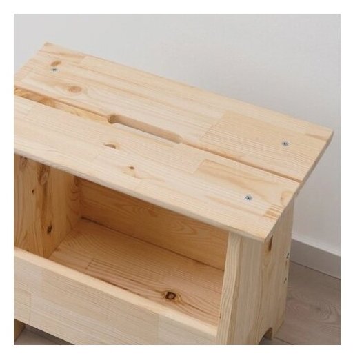 Деревянный табурет пэрйохан, прикроватный столик, тумба 49х28х45 см - фотография № 2