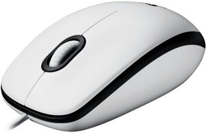 Мышь LOGITECH M100 Optical Mouse White (910-005004)