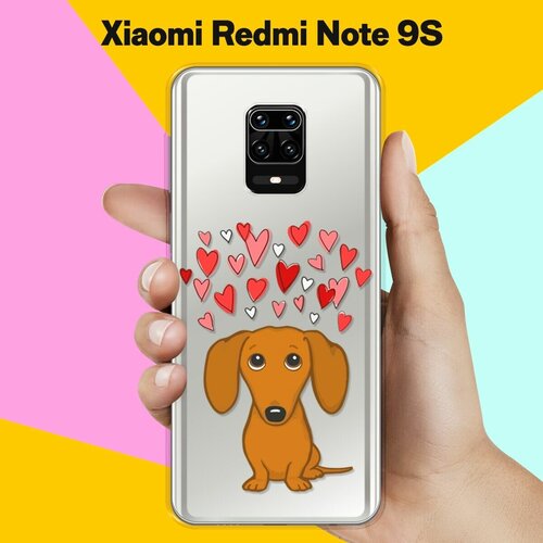 Силиконовый чехол Любимая Такса на Xiaomi Redmi Note 9S силиконовый чехол такса love на xiaomi redmi note 7