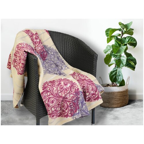 Плед-покрывало Астория WPL152-Узор_1 Плед флисовый WELLNESS 150х200 п/э 100%