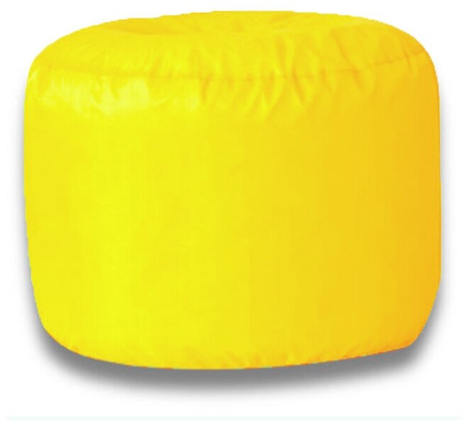 Dreambag Пуфик Круг Желтый Оксфорд (Классический) - фотография № 1