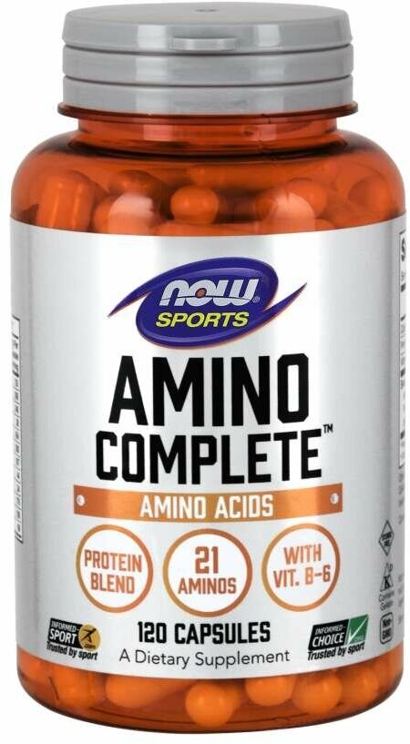 NOW Amino Complete, 120 капс.