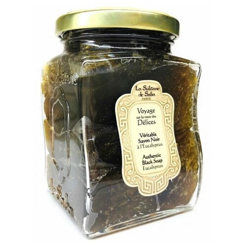 La Sultane de Saba   Authentic Black Soap Eucalyptus , 300 , 400 