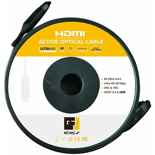 Гибридный активный оптический HDMI кабель Digis DSM-CH20-8K-AOC 20.0m