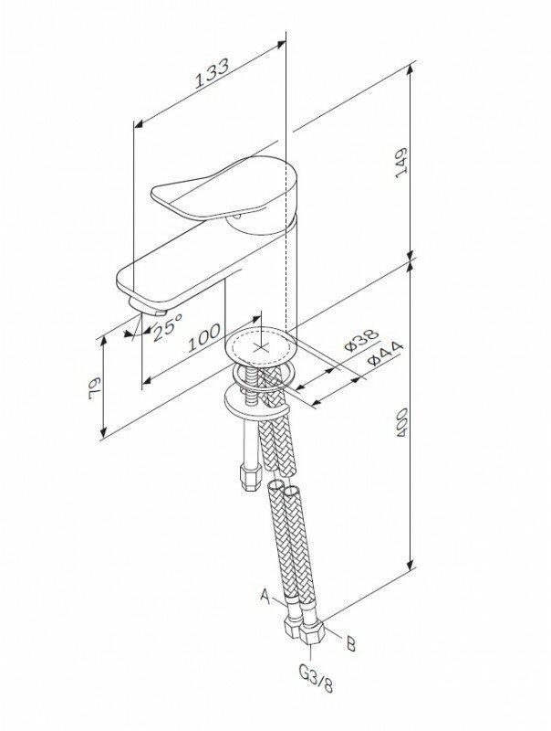 Смеситель для раковины Am.Pm X-Joy F85A02100