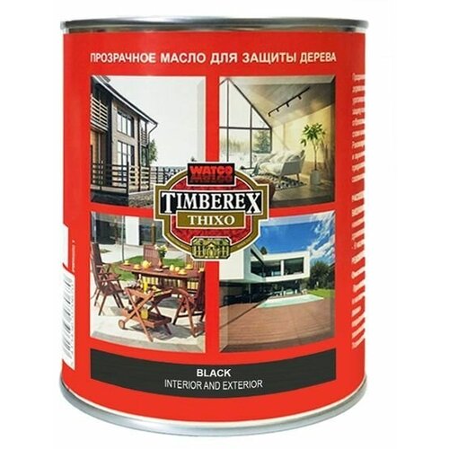 Масло для дерева Rust-Oleum Timberex Thixo , Эбеновое дерево 1л