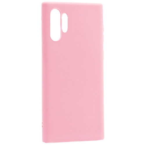 Накладка силикон Silicone Cover для Galaxy Note 10+ /Note 10+ 5G Pink Sand