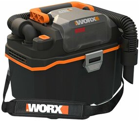 Пылесос хозяйственный для сухой и влажной уборки WORX NITRO WX031.9 20V аккумуляторный без батареи и зарядки