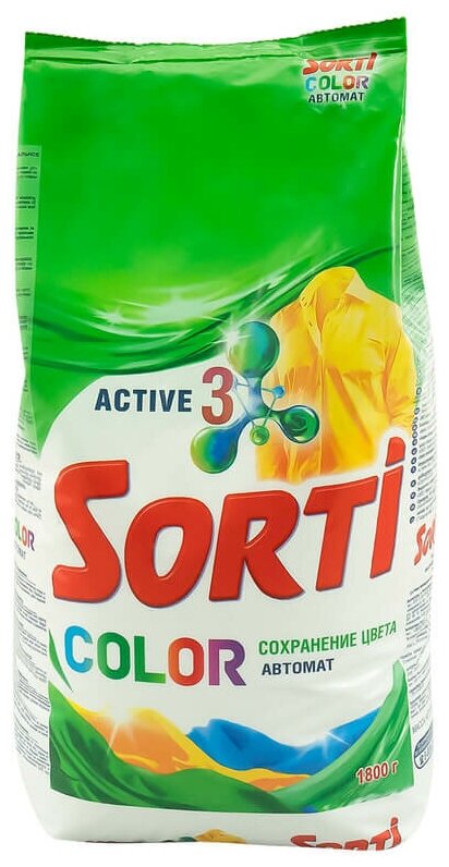 Стиральный порошок Sorti Color Автомат, 9 кг